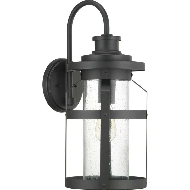 Black One Light Wall Lantern from the Haslett Collection