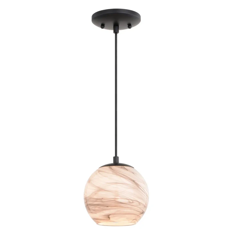 Matte Black Mini Pendant from the Milano Collection
