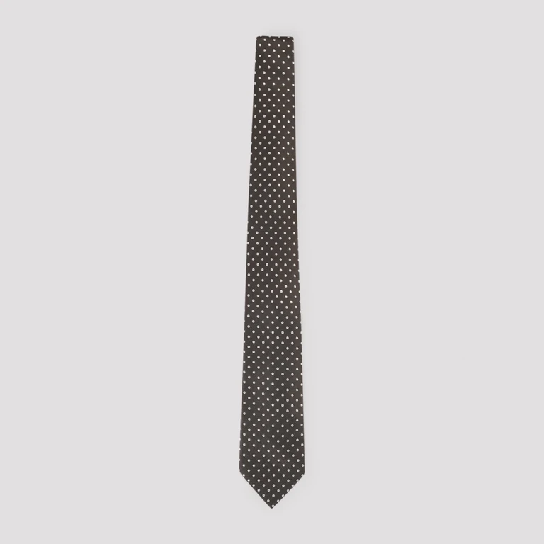 Tom Ford Silk Tie Brown Mulberry - Men