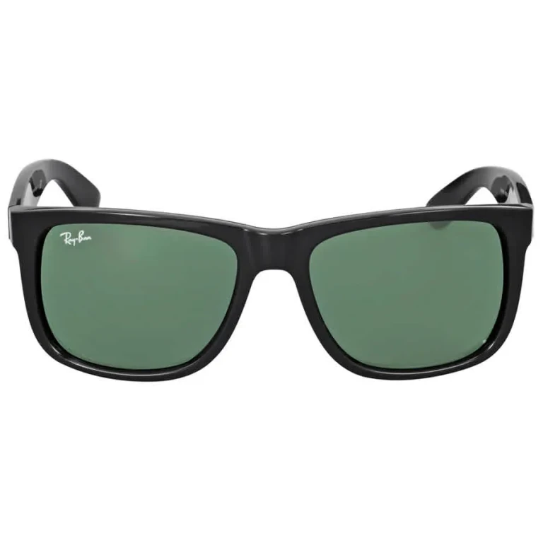 Ray Ban Justin Classic Green Classic Square Mens Sunglasses RB4165 601/71 54