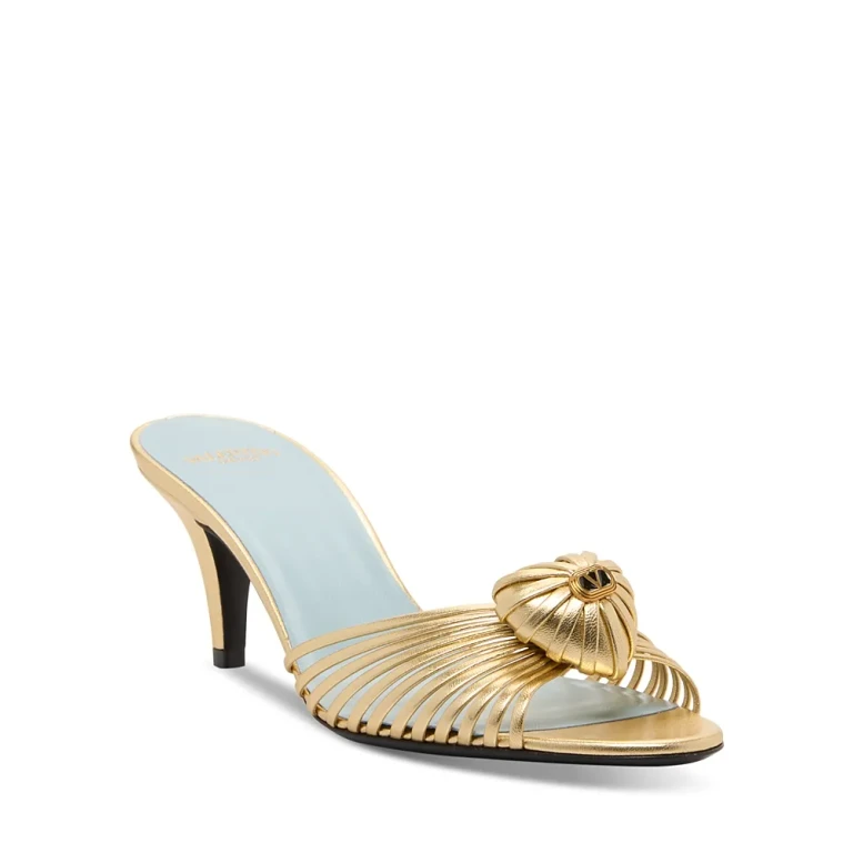 Valentino Garavani Women's Embellished Slide Sandals