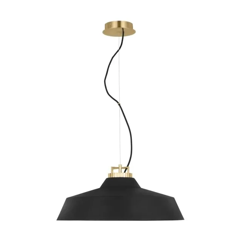Natural Brass LED Pendant