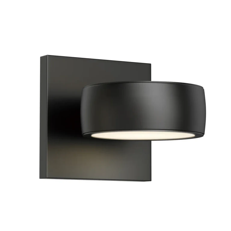 Black LED Outdoor Wall Sconce from the Modular Collection