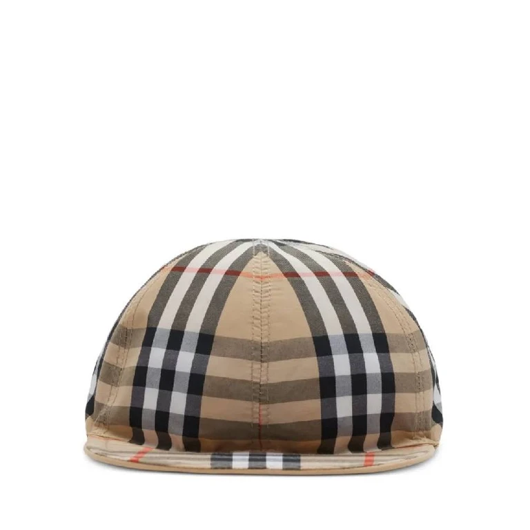 Burberry Classic Check Pattern Reversible Cotton Baseball Cap