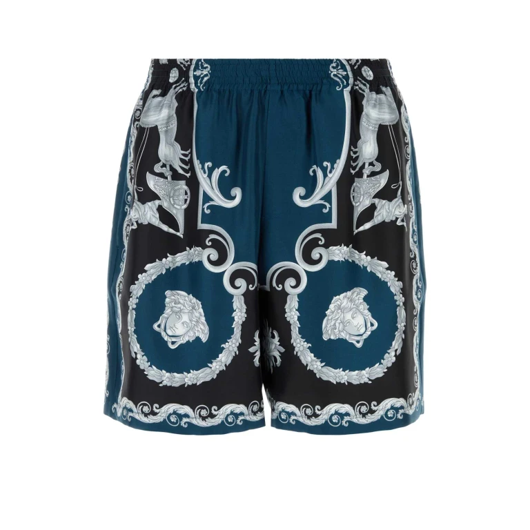 Burberry Printed Silk Shorts