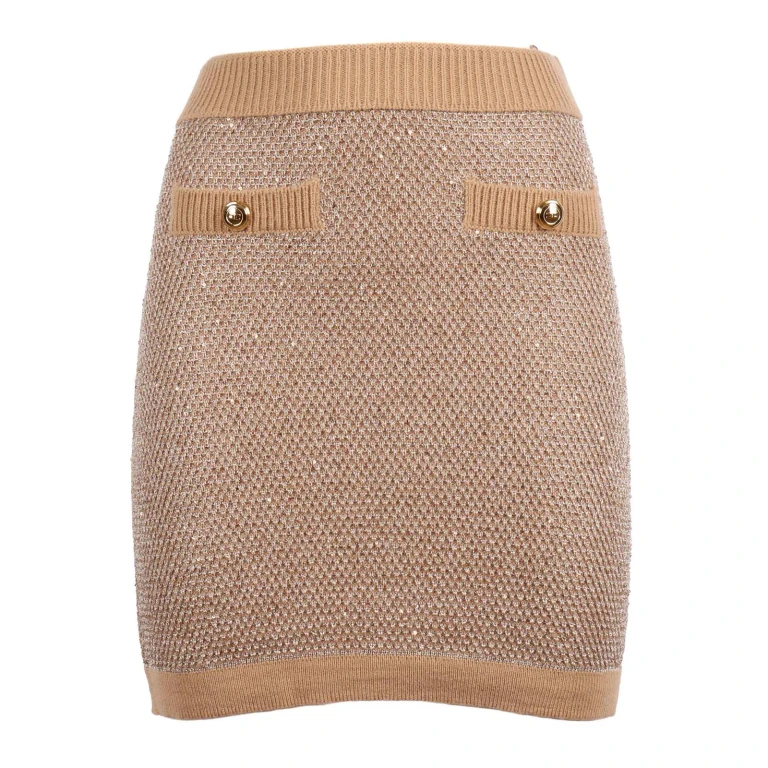 Elisabetta Franchi Womans Knitted Skirt
