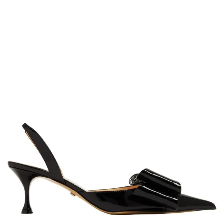 Mach & Mach Le Cadeau Patent Slingback Pumps