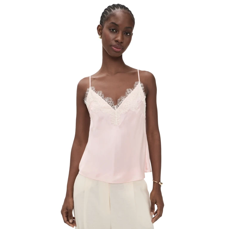 CAMI NYC Annika Silk Camisole Buttercup M