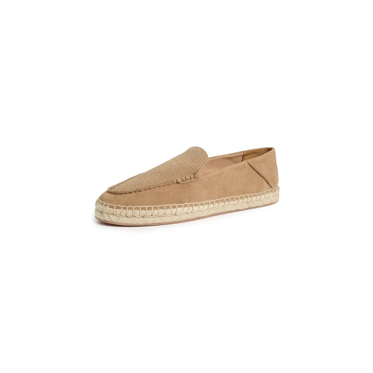 BOSS Sienne Suede Espadrilles Medium Beige 12
