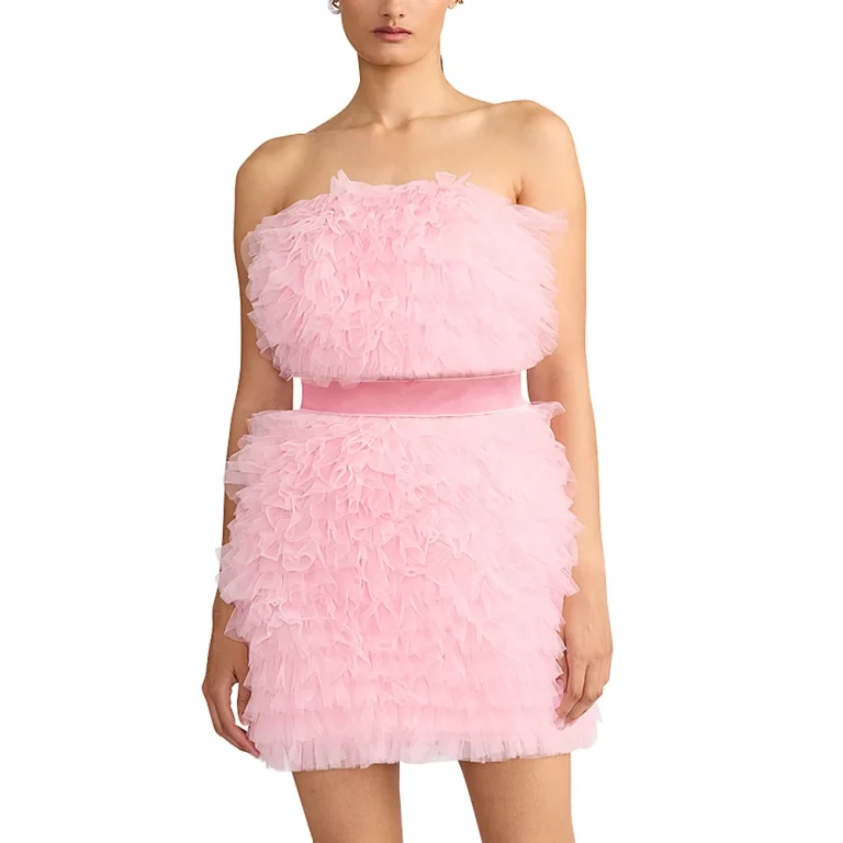 Zac Posen Wicked x Zac Posen Textured Tulle Mini Dress