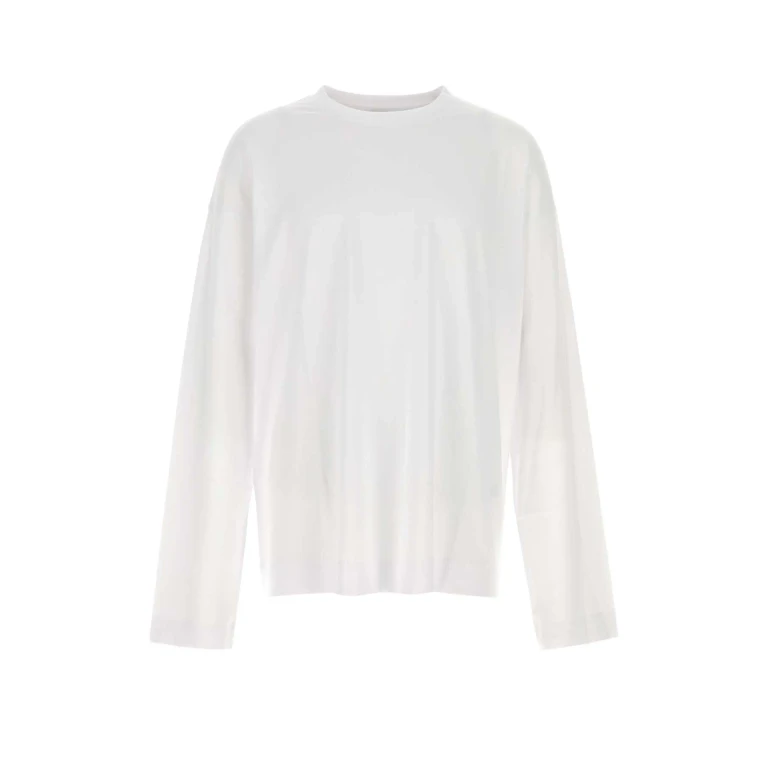 Dries Van Noten White Cotton Oversize Hegland T-shirt
