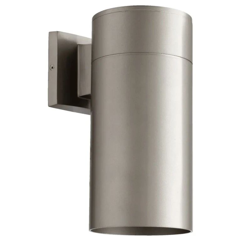 Quorum Cylinder 12" Outdoor Wall Light in Graphite