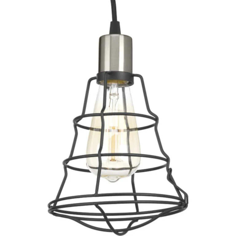 Graphite One Light Mini Pendant from the Gauge Collection