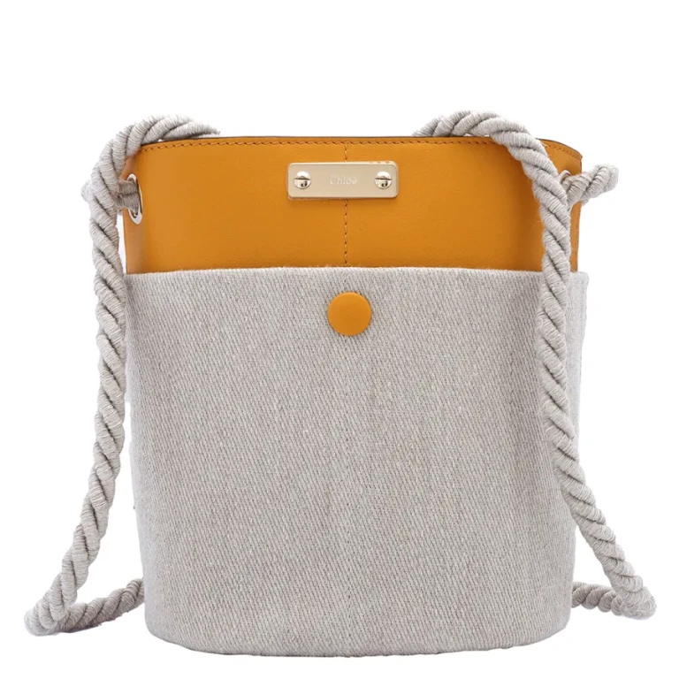 Chloe Ladies Sunflower Yellow Small Key Bucket Bag