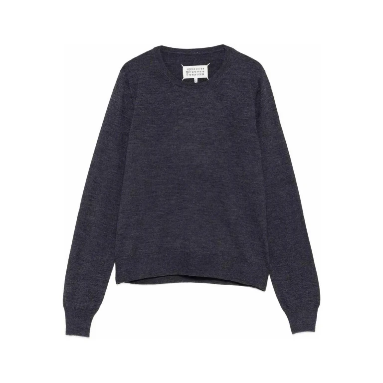 Maison Margiela Pull Col Rond - Bleu