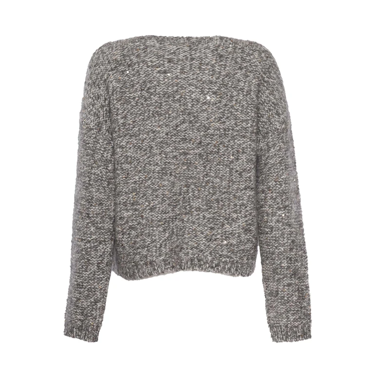 Ermanno Di E. Scervino Sweater Grey Crewneck - Women