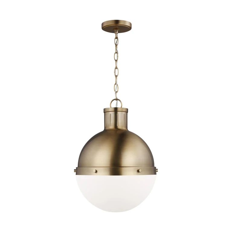 Sea Gull Hanks Pendant Light in Satin Brass - 6577101-848