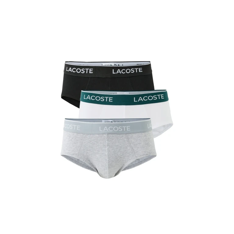 Lacoste Cotton Stretch Jersey Briefs 3 Pack Black XL