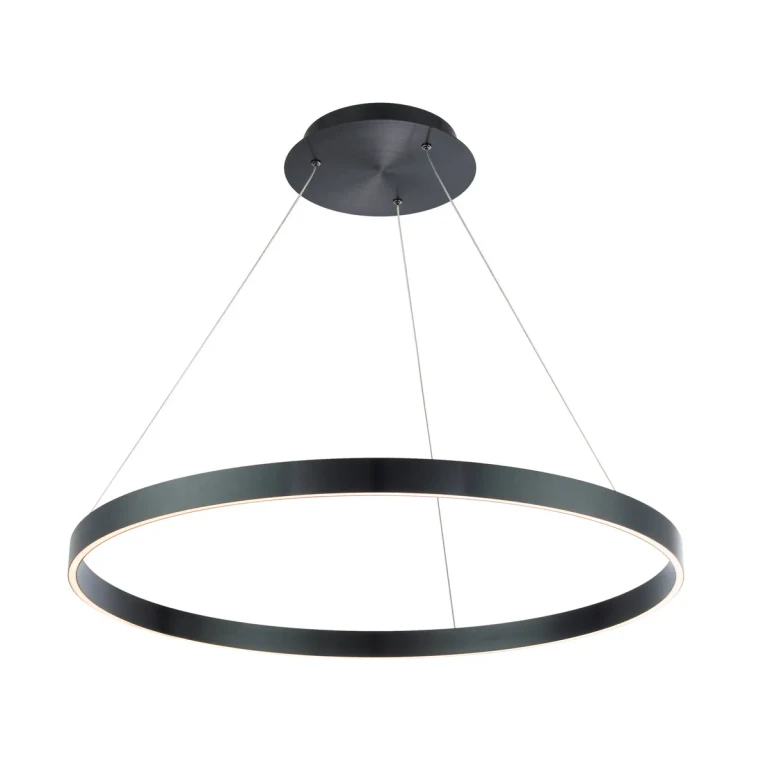 Brushed Black LED Pendant from the Sirius Collection