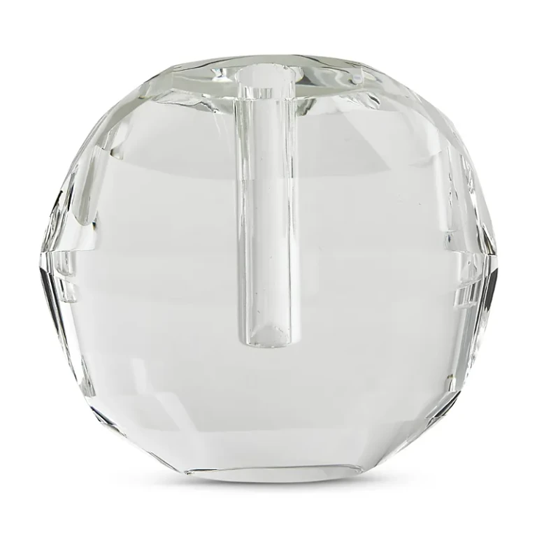 Tizo Crystal Glass Optic Vase, Small