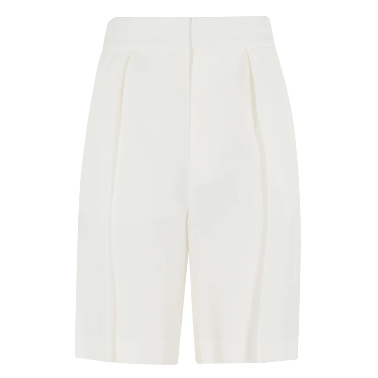 Victoria Beckham Tailored Shorts White Viscosa - Women