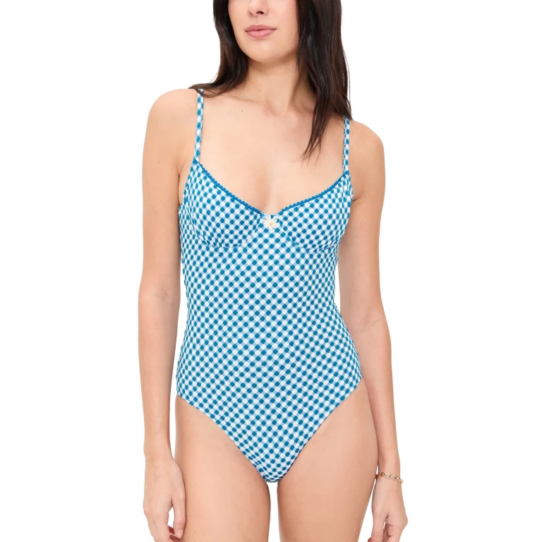 Solid & Striped The Taylor One Piece Cosmic Blue XS
