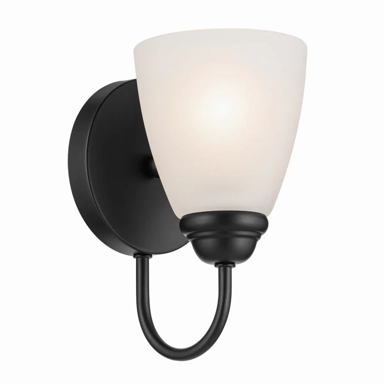 Black Wall Sconce from the Jolie Collection