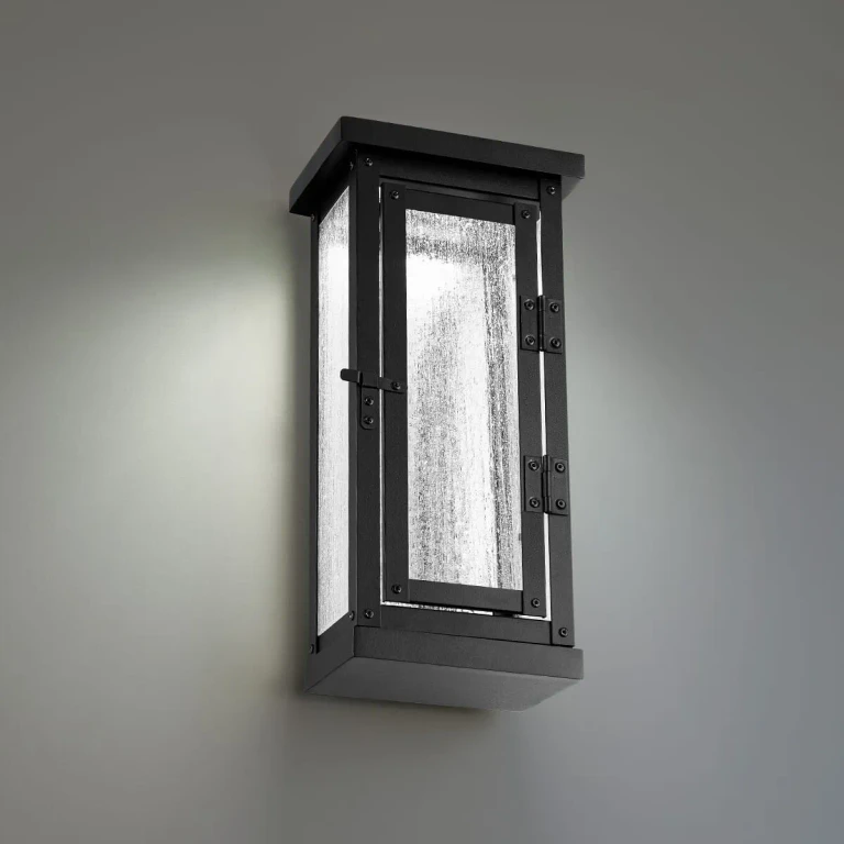 WAC Eliot 3000K Outdoor Wall Light in Black - WS-W37114-BK