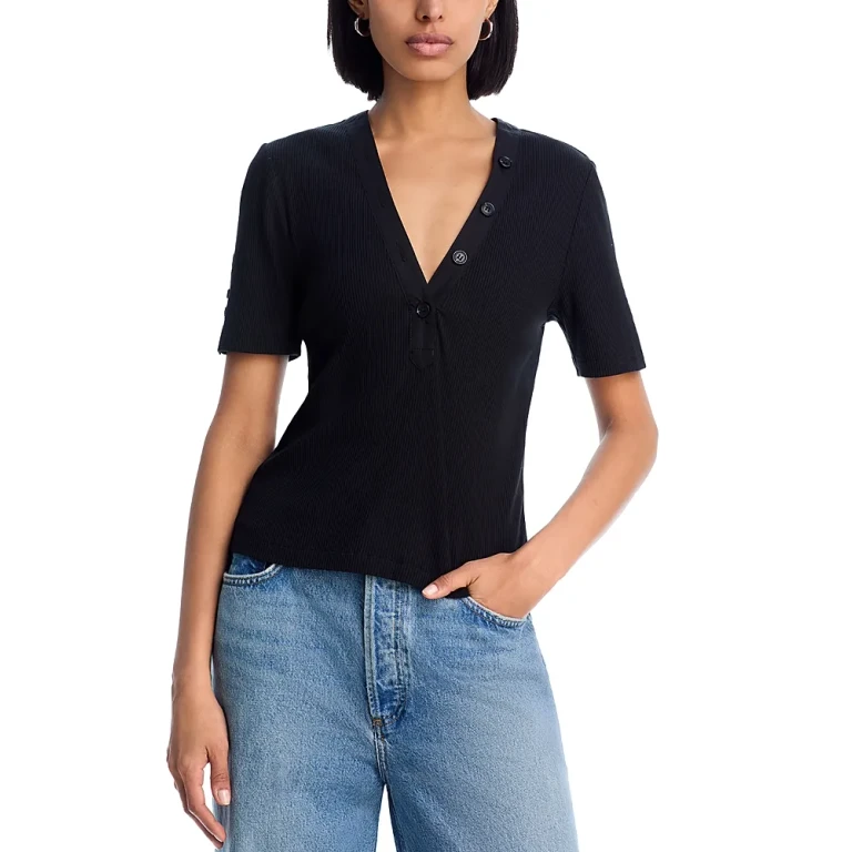 Derek Lam 10 Crosby Adrian Ribbed Tee