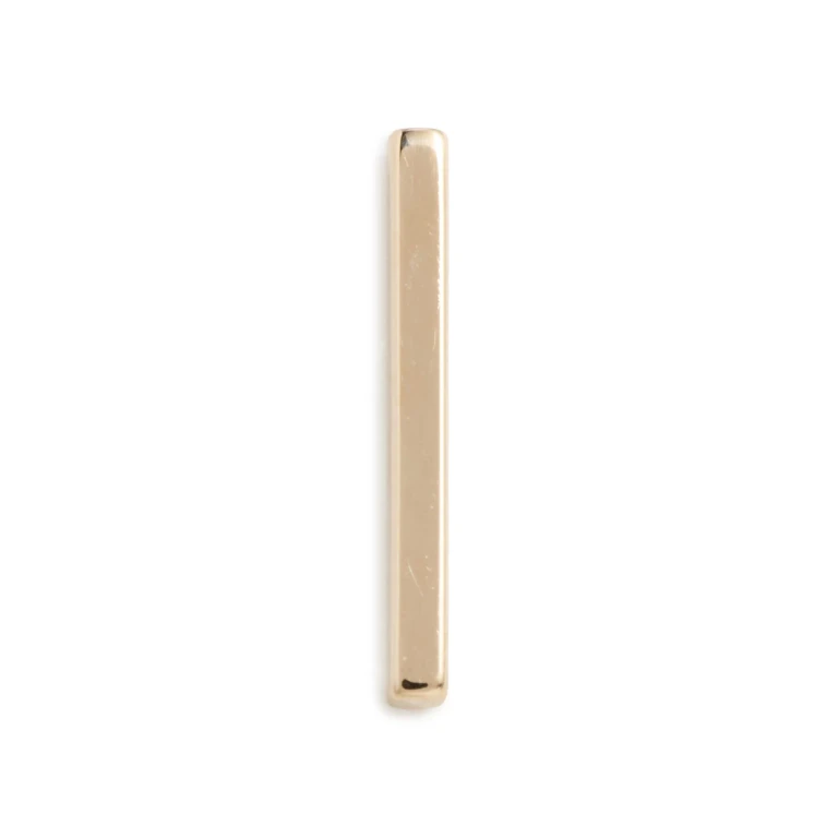 Zoe Chicco 14k Gold Thin Bar Single Stud Earring Yellow Gold One Size