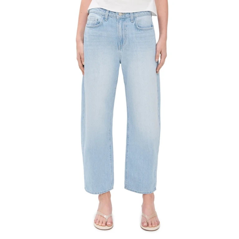 L'AGENCE Mallis Bow-Leg Jeans Brea 32