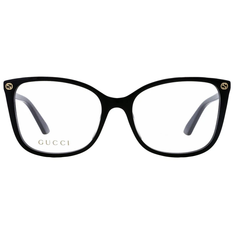 Gucci Demo Square Ladies Eyeglasses GG0026O 001 53