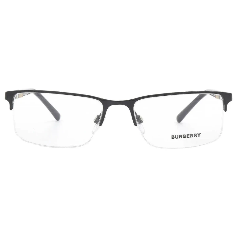 Burberry Demo Rectangular Mens Eyeglasses BE1282 1001 55