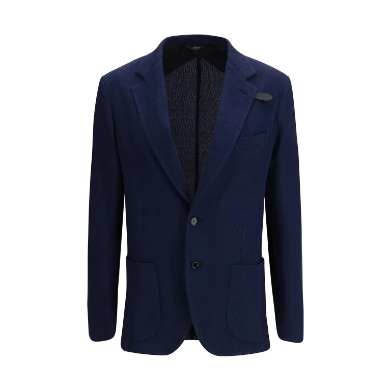 Single Breasted Blazer in Silk and Cotton (UJRQ0LPB6104200)