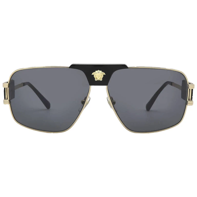Versace Dark Gray Navigator Mens Sunglasses VE2251 100287 63