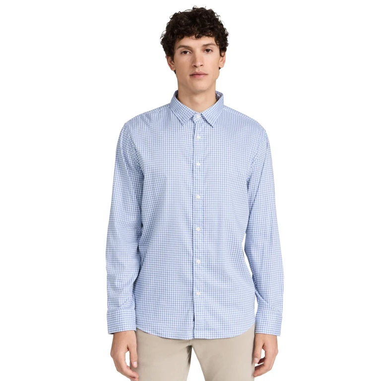 Faherty The Movement Shirt Cloud White S