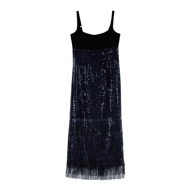 Karl Lagerfeld Robe Au Genou - Gris