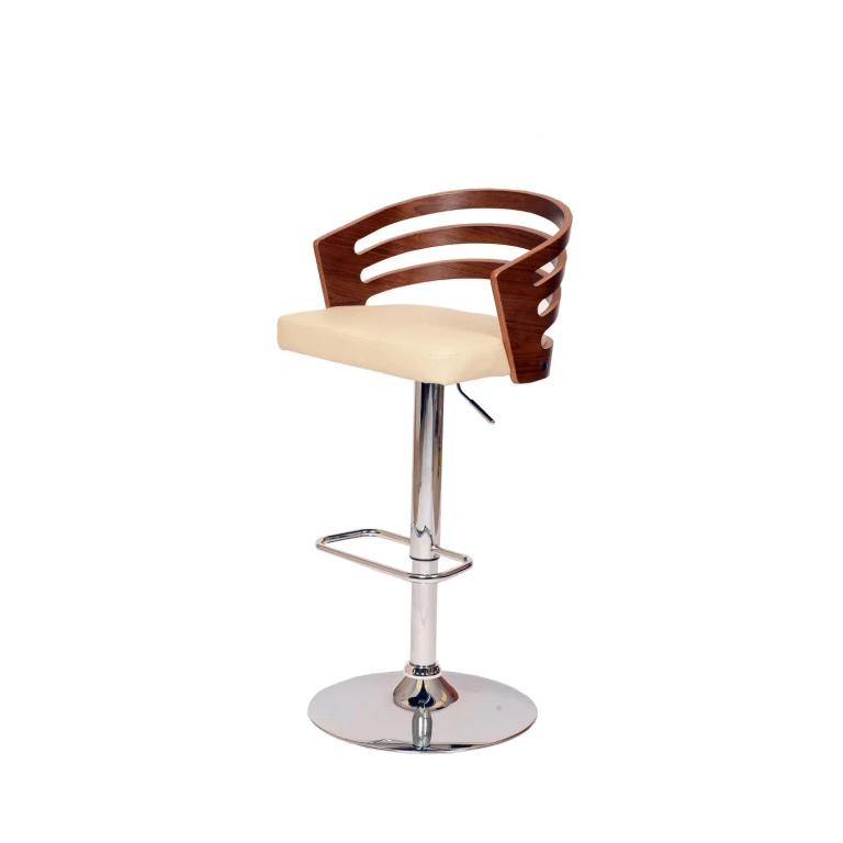 Adel Cream Adjustable Bar Stool
