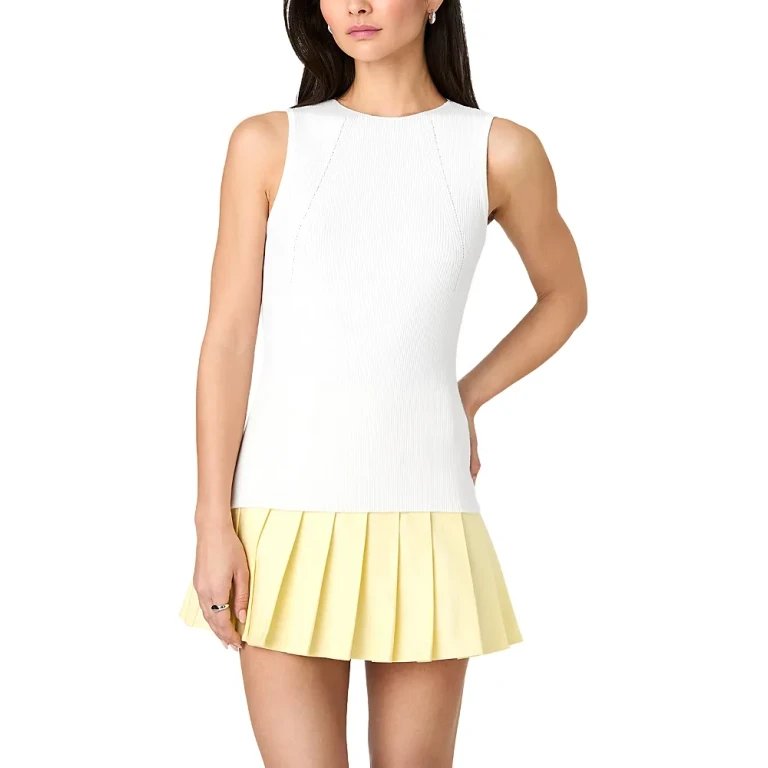 French Connection Mozza Rib Tank Top