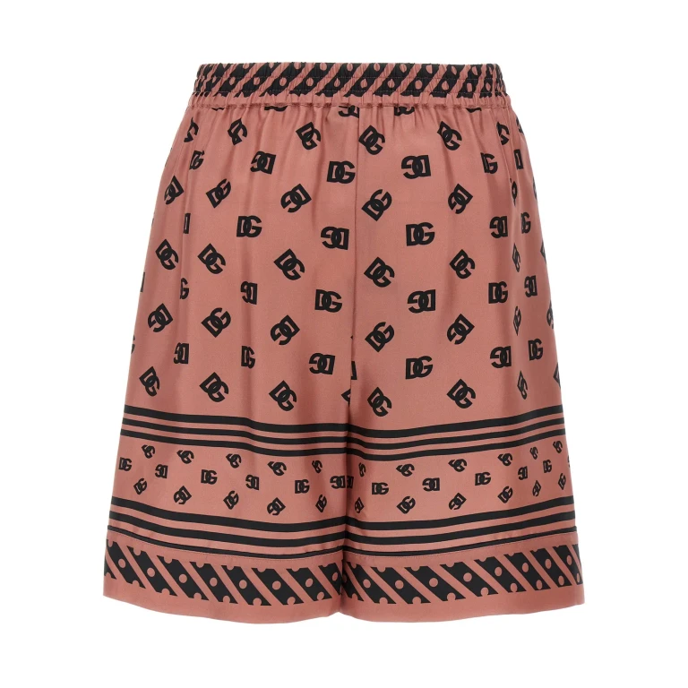 Dolce & Gabbana Silk Bermuda Shorts