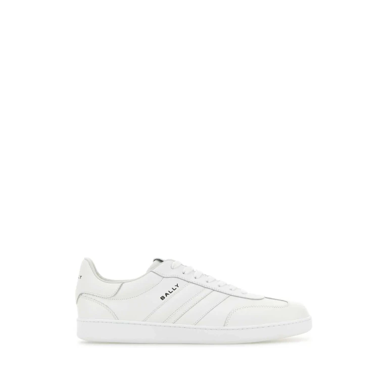 Bally White Leather Rivy Sneakers