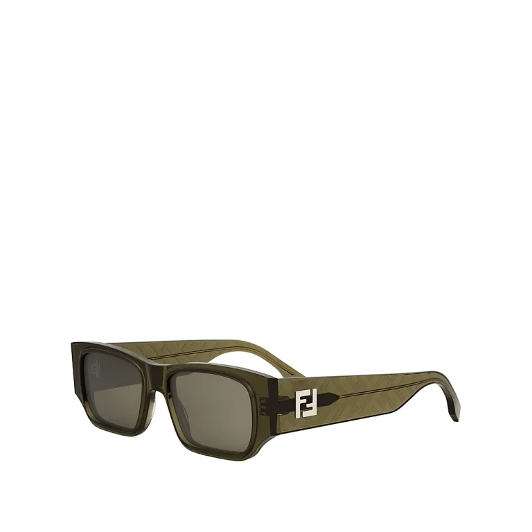Fendi Ff Squared Rectangular Sunglasses, 54mm