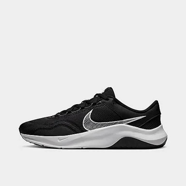Nike Men's Legend Essential 3 Next Nature Training Shoes in Black/White/Iron Grey Size: 7.5
