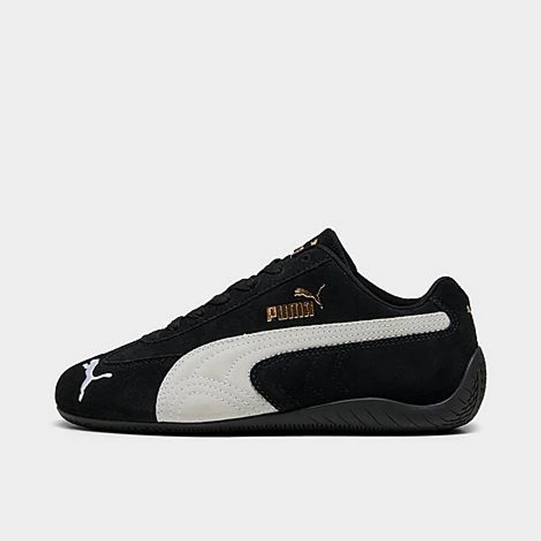 Big Kids Puma Speedcat OG Casual Shoes in Black/White Size: 4.0