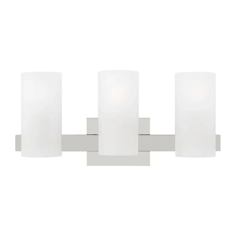 Chrome Bathroom Vanity Light from the Rhode Collection