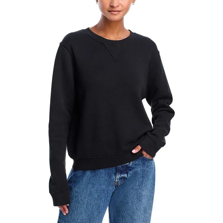 perfectwhitetee French Terry Oversized Crewneck Sweatshirt