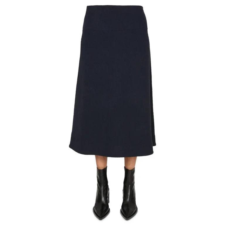 Jil Sander 羊毛半身裙