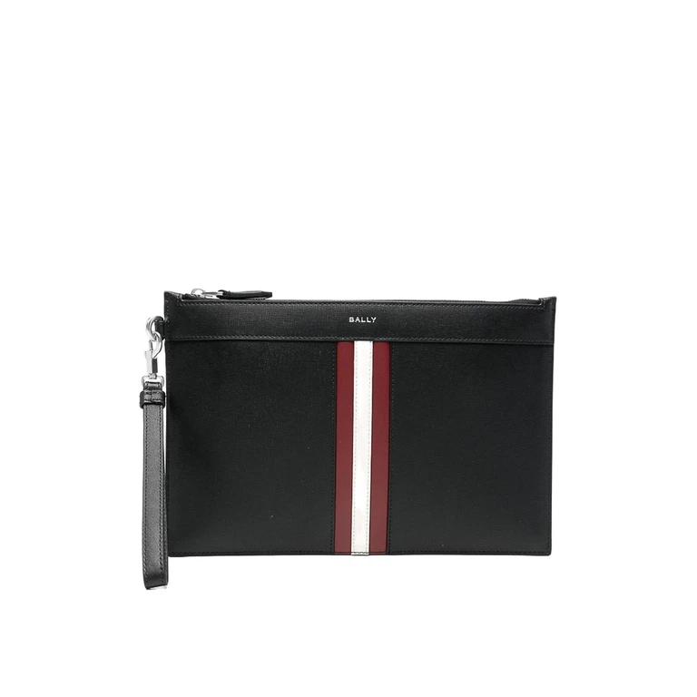 Bally Mythos Stripe-detail Clutch Bag