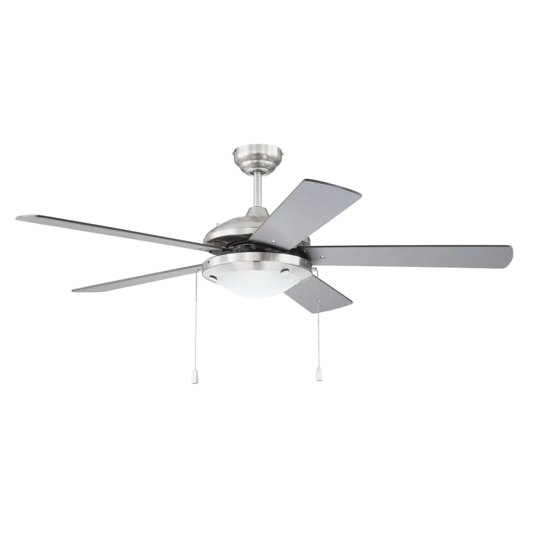 Craftmade 52" Nikia Ceiling Fan in Brushed Polished Nickel