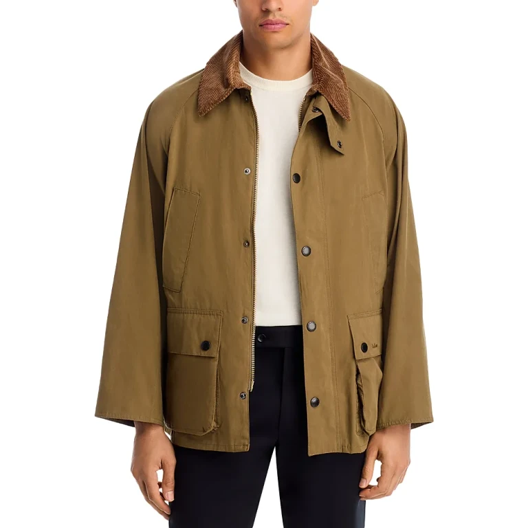 Barbour Peached Oversized Bedale Casual Jacket